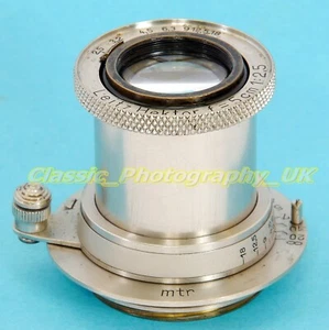 Nickel HEKTOR f=5cm 1:2.5 LEICA LTM L39 7 o'clock Lens by E. LEITZ Wetzlar 1932 - Picture 1 of 21