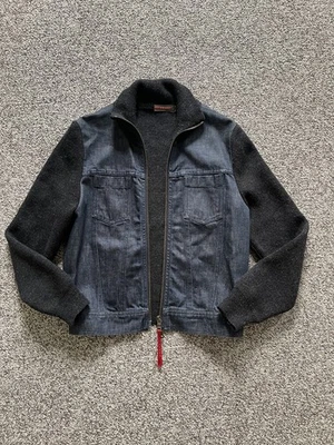 Chaqueta de mezclilla y lana vintage Prada Sport Italia talla 42 Foto 1 de 4