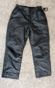 Pantalones de esquí para nieve Swiss Tech cargo para hombre negros talla L 36-38 NUEVO - Imagen 1 de 3