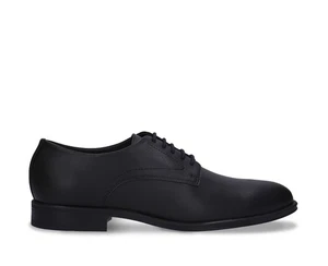Zapatos Derby Veganos Hombre Negro Microfibra Oficina Clásico Elegante Traje - Imagen 1 de 6
