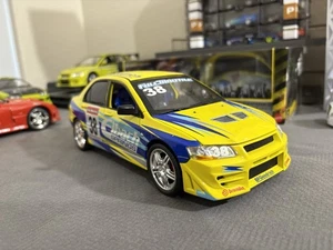Racing Champions 1/18 Fast And Furious Lancer Evo Parts Car! Or Repair It - Picture 1 of 11