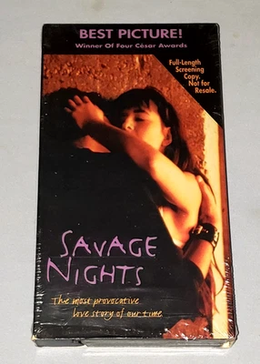 Savage Nights VHS French Subtitles Erotic 1994 Screener Copy Cyril Collard - Image 1 of 2