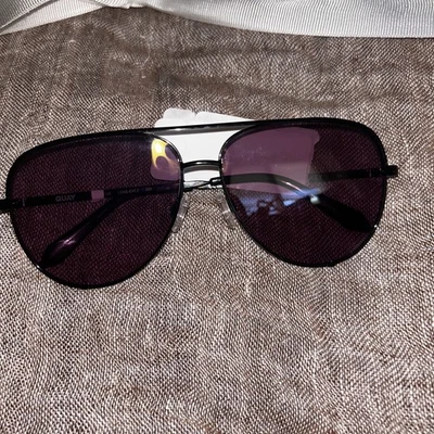 Quay Australia High Key Mini Sunglasses Black Smoke - New - Image 1 of 3