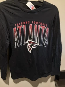 NFL Atlanta Falcons Langarm Grafikdesign Football Team Logo Shirt Small - Bild 1 von 14