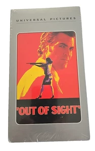Vintage 1998 Out of Sight VHS Tape George Clooney Jennifer Lopez New Sealed - Picture 1 of 2
