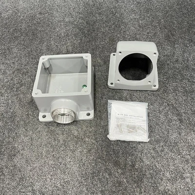 HUBBELL Pin and Sleeve Box 1-1/2" 4 Way Angle MB601003W - Image 1 of 4