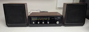 Sears Transistor 1969 Silvertone 2048 AM FM Radio Mid Century Modern Woodgrain - Picture 1 of 15