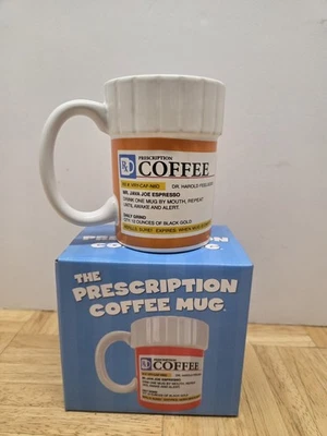 Taza recetada botella de píldoras taza de café farmacia 12 OZ - Toys RX Big Mouth Foto 1 de 4