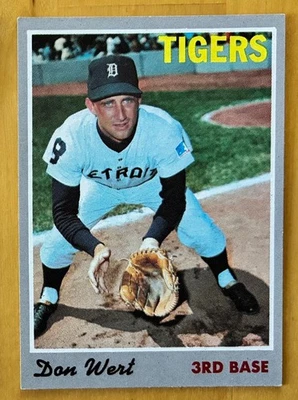1970 Topps Baseball #33 Don Wert - Detorit Tigers - EX++ - Image 1 of 2