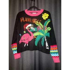 Ugly Christmas Sweater Xmas Size Small Flamingo - Bild 1 von 3
