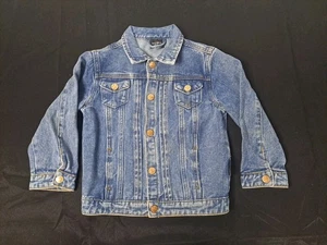 Little bipsy Boys denim jacket 3t-4t Snap Closure EUC - Picture 1 of 16
