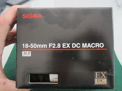 New SIGMA 18-50mm F2.8 EX DC Macro Lens & Hood for Canon AF Japan Filter Size 72 - Image 1 of 4