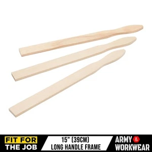 3 Pack 300mm (12") Wooden Paint Stirrers Mixing Sticks Tins of Paint Woodstain - Picture 1 of 4