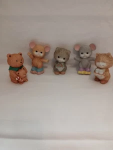 Avon anni 90 lotto di 5 animali in porcellana migliori amici - topi e gatti e orsi - Foto 1 di 12