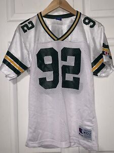 Reggie White #92 Green Bay Packers Champion Jersey Youth M (10-12)