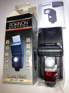 Rokinon D970VL-C Digital Zoom Flash With LED Light - Picture 1 of 7