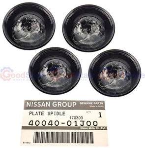 Genuine Nissan Patrol GQ Y60 GU Y61 Swivel Hub Grease Bearing Seal Cap Plates 4 - Picture 1 of 3