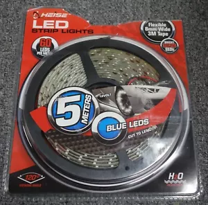 Heise 3 Meters LED Strip Light 12V Automotive, Marine, Commercial - Blue - Picture 1 of 2