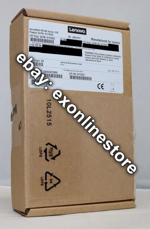 81Y4559 - ServeRAID M5100 Series 1GB Flash/RAID 5 Upgrade - Image 1 of 1