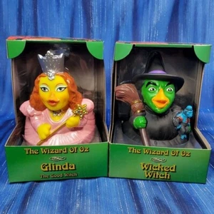 Wicked Witch of the West & Glinda the Good Wizard of Oz CelebriDucks NEW in Box - Picture 1 of 15