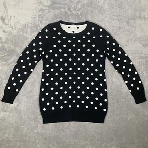 Motherhood Umstandspullover Damen Large schwarz weiß gepunktet Pullover - Bild 1 von 10