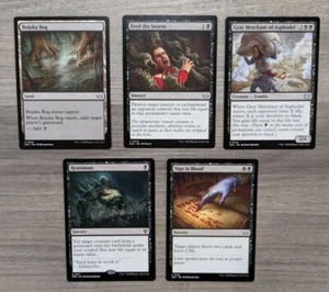 MTG Magic 5er Set Black EDH Commander Deck Heftklammern - Bild 1 von 1