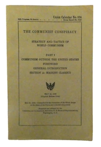 The Communist Conspiracy:Strategy & Tactics of World Communism Part I  PB 1956 - Picture 1 of 5