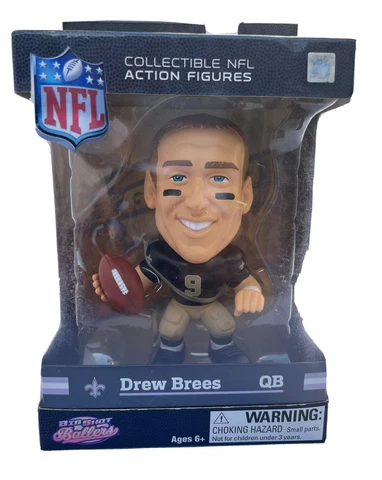 NFL Big Shot Baller Action Figure New Orleans Saints Drew Brees Cover
