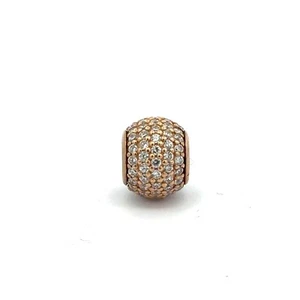 Pandora 14 Karat Gold Pave Lights Cubic Zirconia Charm 750819CZ NWOT - Picture 1 of 3