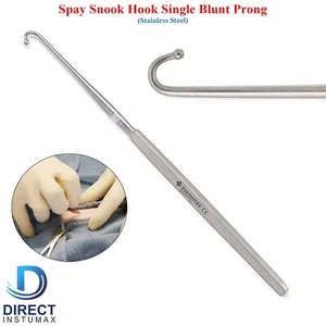 Spay Snook Hook Animal Ovaries Removal Hook Dental Surgical Instruments Tools CE - Picture 1 of 6