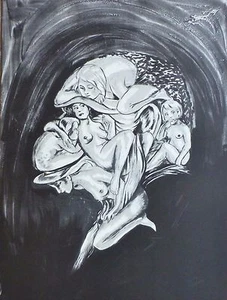 Dr. Lakra (Jeronimo Lopez Ramirez) Erotik Handsigniert Lithographie B Künstler - Bild 1 von 5