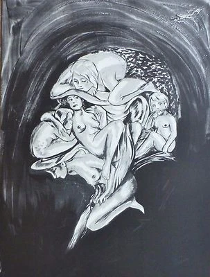 Dr. Lakra (Jeronimo Lopez Ramirez) Erotik Handsigniert Lithographie B Künstler - Bild 1 von 4