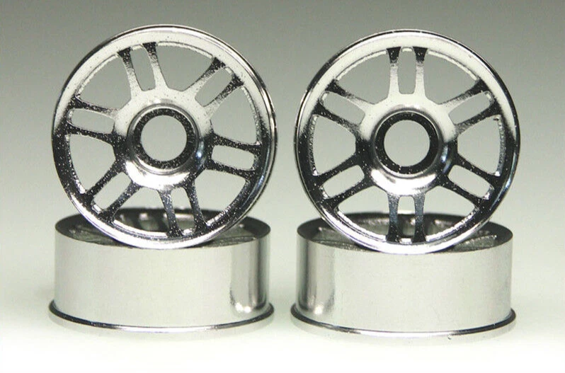 Felge 1:24 7-Speichen silber 8.5 mm 4 Stück Mini-Z Kyosho MZH-05S - Bild 1 von 1