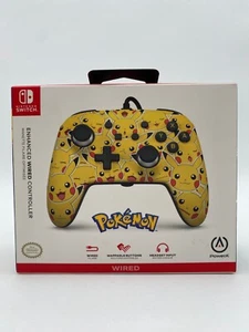 Official Nintendo Switch Enhanced Wired Controller [ Pikachu Moods ] - Picture 1 of 5