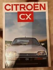catalogue brochure CITROEN CX  PHASE 2 AM1987