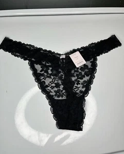 Black Lace Thong - Picture 1 of 2