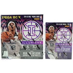 LOT/BUNDLE 2019-20 Panini NBA Illusions Basketball Mega & Blaster Box NEW/SEALED - Picture 1 of 6