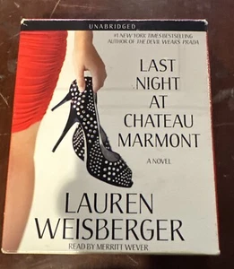 unabridged last night at chateau mormont 11- cd novel by lauren weisberger  - Picture 1 of 3