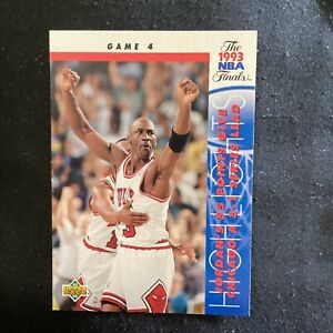 1993-94 Upper Deck NBA Finals Michael Jordan Chicago Bulls #201             HD3