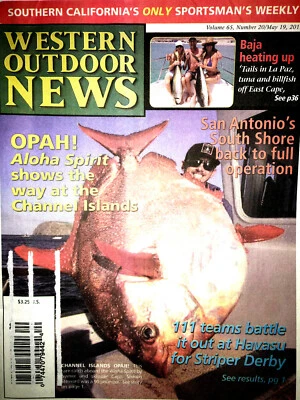 WESTERN OUTDOOR NEWS Newspaper SPORTSMAN MAGAZINE May 19 2017 FISHING California - Image 1 of 4