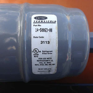 Carrier Transicold Refrigerant Filter-Drier Part 14-50063-00 ThermoKing 664729 - Picture 1 of 4
