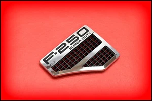 2008-10 Ford F-250 Super Duty XLT Front Passenger RH Side Fender Emblem Badge - Foto 1 di 5