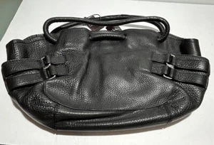 Neu mit Etikett! Cole Haan Brotzeittasche Tasche schwarz Leder Eimer Handtasche Griffe Taschen Handtasche - Bild 1 von 9
