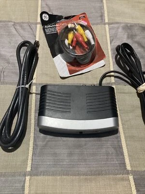 Phillips RF Modulator Converter PH61159 Plus Coaxial Cable & Audio / Video Cable - Image 1 of 4