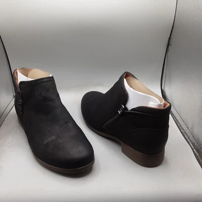 Cobb Hill Crosbie Bootie Women's 7.5M Black Burnished Ankle - Image 1 of 4