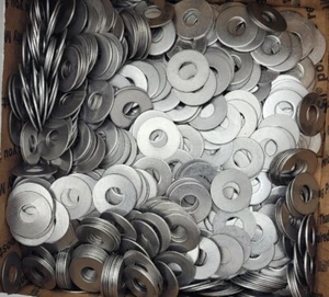 (250) 3/8" x 1" OD x .050" Flat Washer 18-8 Stainless Steel - Picture 1 of 2