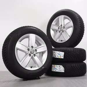 Winterräder VW Polo 6 2G AW 15Zoll Original Alufelgen Winterreifen 185/65R15 NEU - Bild 1 von 7