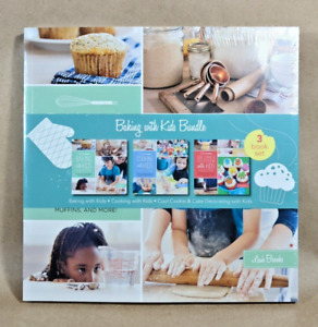 Baking, Cooking, & Cool Cookie & Cake Decorating with Kids - 3 Book Set- New