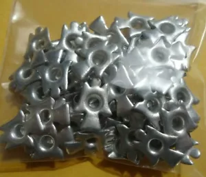 25 Silber Engel 1/8 Ösen Scrapbooking Karten Weihnachten Tagebücher Feiertage - Bild 1 von 1