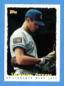 1995 Topps Cyberstats #302 Shawn Green Toronto Blue Jays - Picture 1 of 1